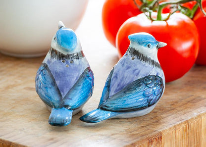 Blue Jay Salt & Pepper Shakers