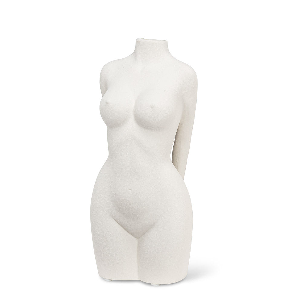 Full Body Vase White