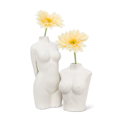 Full Body Vase White