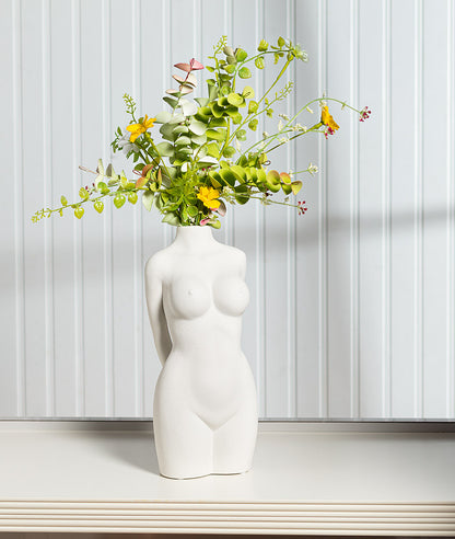 Full Body Vase White