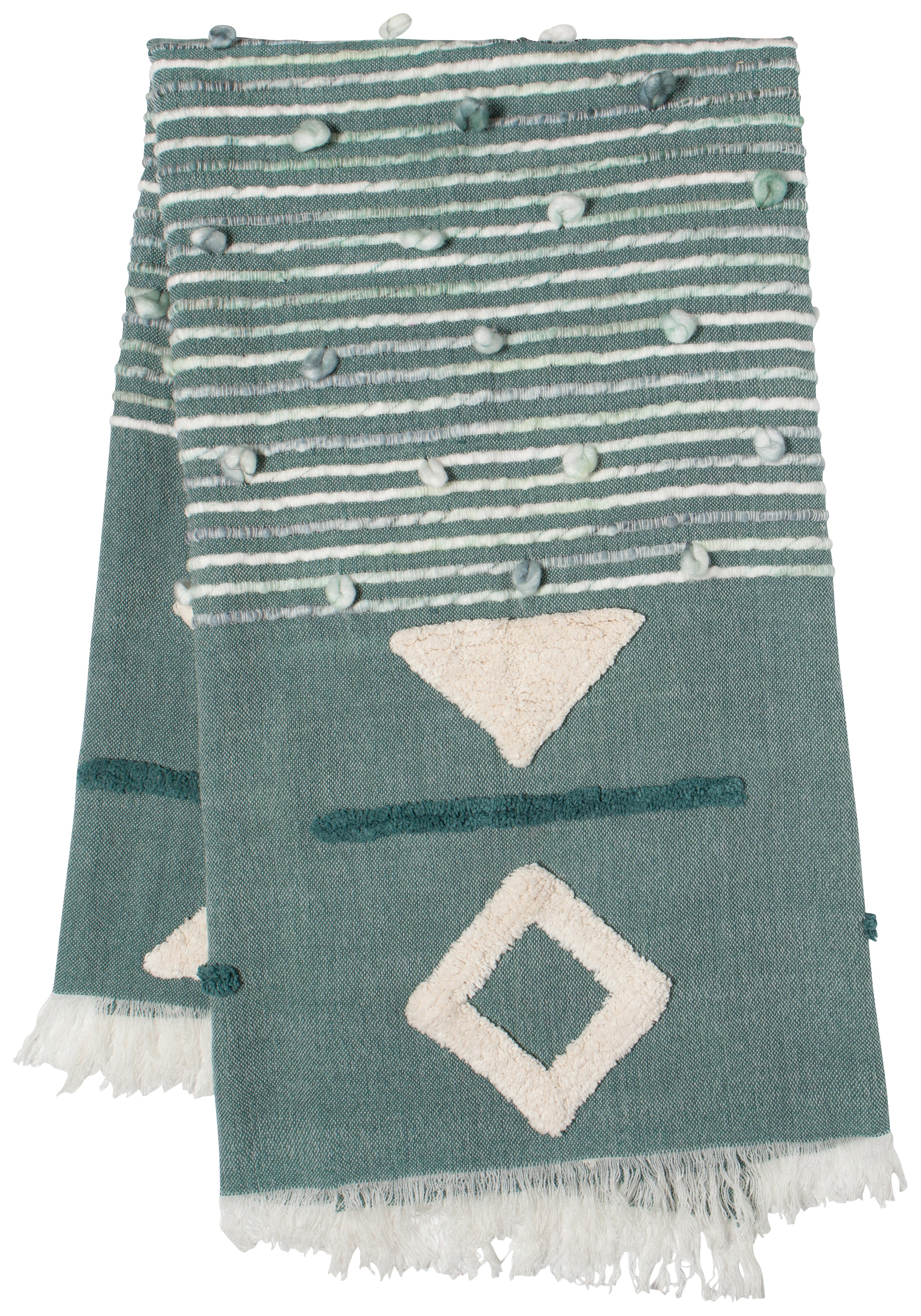 Brook Jade Throw Blanket Juxtapose Home