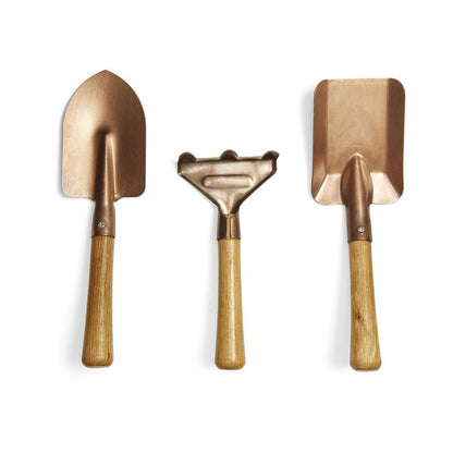 Gardening Tools Bronze Set of 3