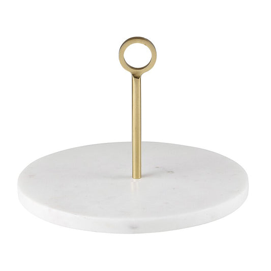 Marble Server W/Brass Handle