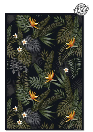 Beaumont Vinyl Floor Mat Bird Of Praradise