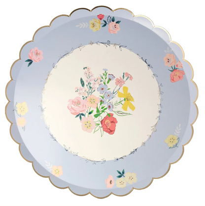 English Garden Paper Plates